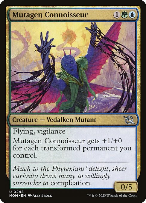 Mutagen Connoisseur highlighted card art