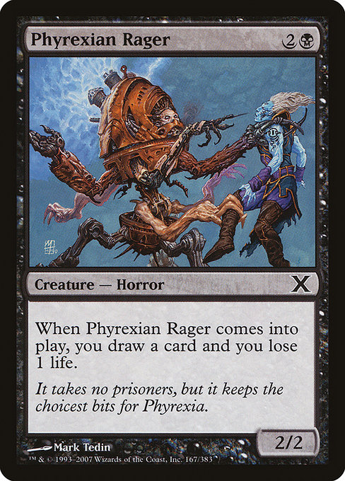 Phyrexian Rager from Tenth Edition