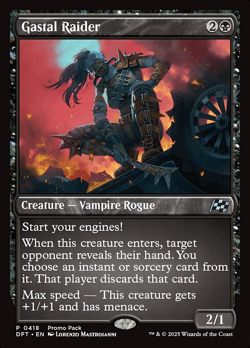 Gastal Raider highlighted card art
