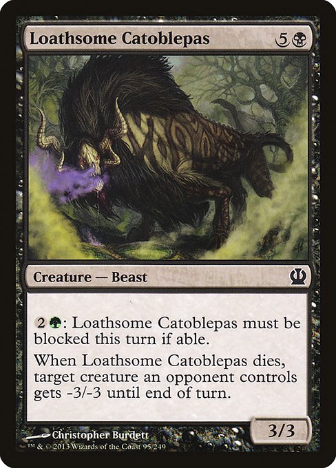 Loathsome Catoblepas highlighted card art