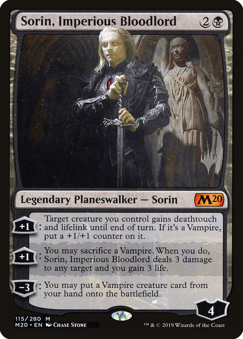 Sorin, Imperious Bloodlord from Core Set 2020 Promos