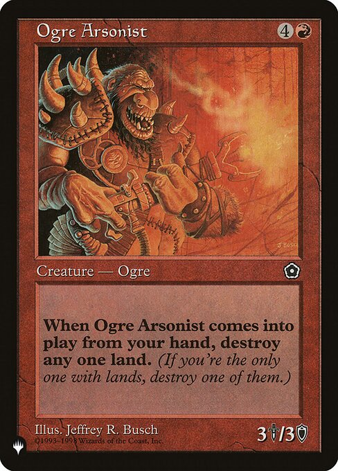 Ogre Arsonist highlighted card art