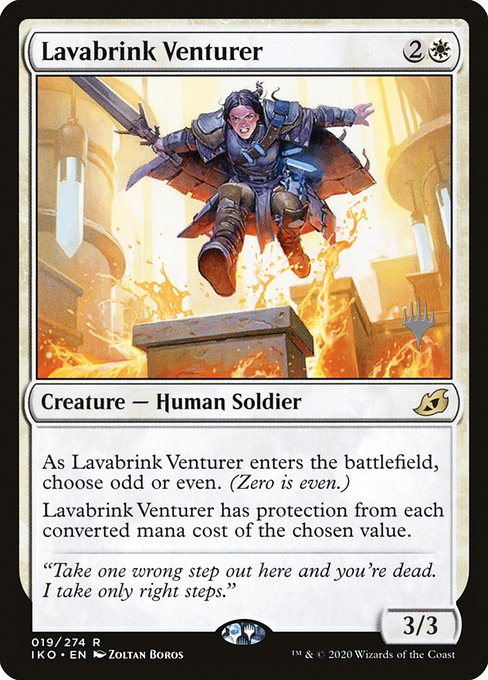 Lavabrink Venturer from Ikoria: Lair of Behemoths Promos
