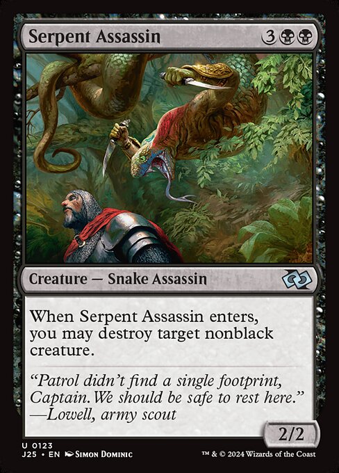 Serpent Assassin highlighted card art