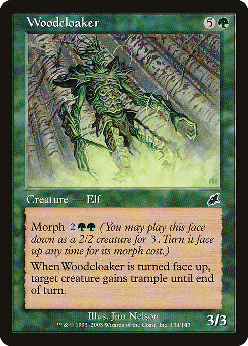Woodcloaker highlighted card art
