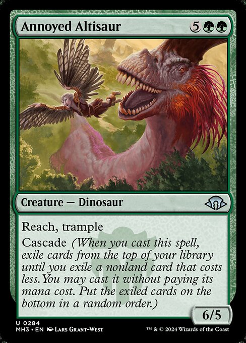Annoyed Altisaur highlighted card art