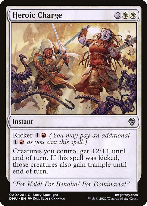 Heroic Charge highlighted card art