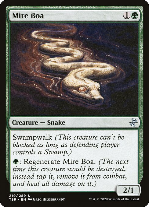 Mire Boa highlighted card art