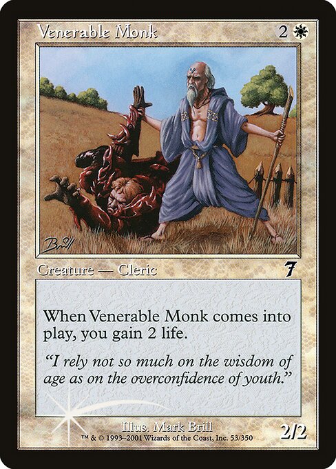 Venerable Monk from Seventh Edition