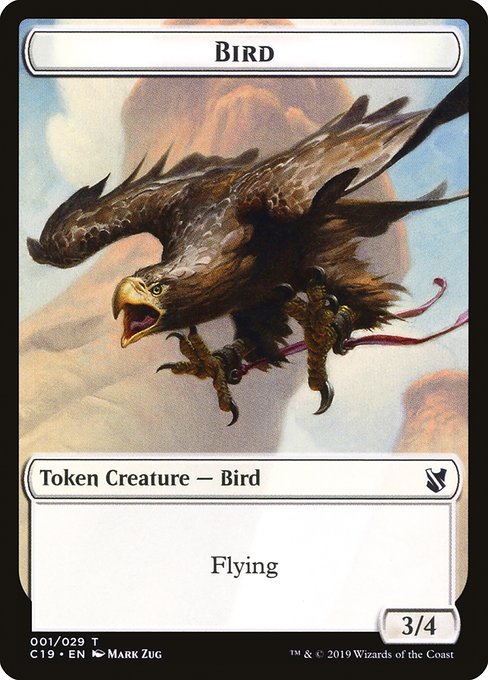 Bird highlighted card art