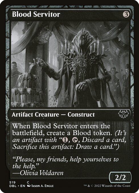 Blood Servitor highlighted card art
