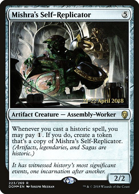Mishra's Self-Replicator from Dominaria Promos