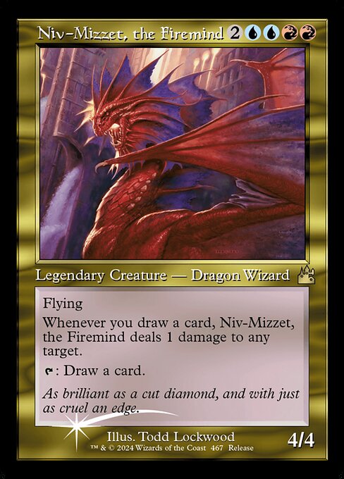 Niv-Mizzet, the Firemind highlighted card art