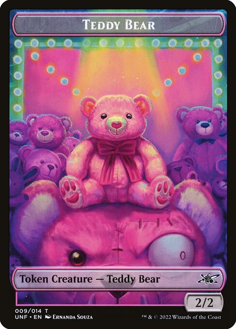 Teddy Bear highlighted card art