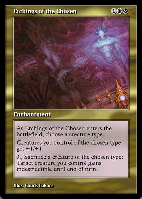 Etchings of the Chosen highlighted card art