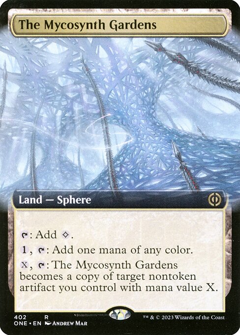 The Mycosynth Gardens from Phyrexia: All Will Be One