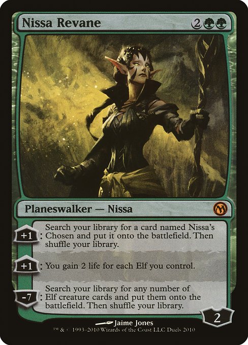 Nissa Revane from Duels of the Planeswalkers 2010 Promos