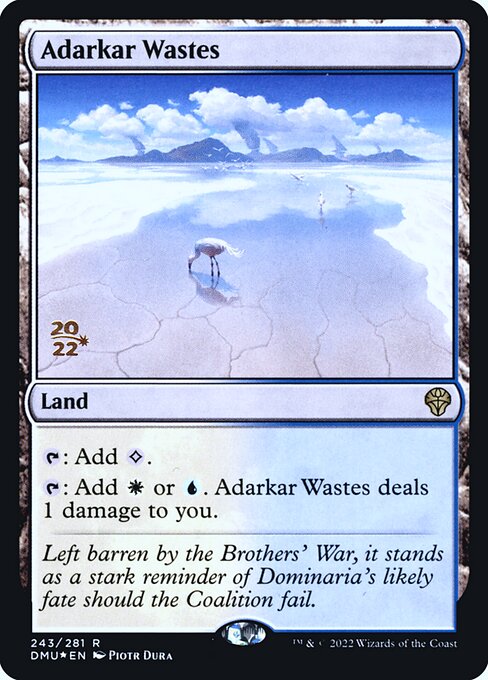 Adarkar Wastes from Dominaria United Promos