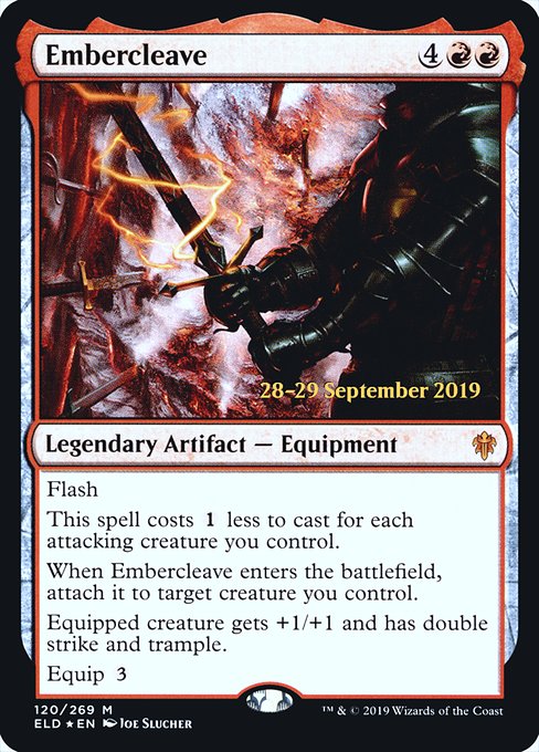 Embercleave from Throne of Eldraine Promos