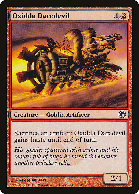 Oxidda Daredevil highlighted card art
