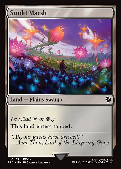 Sunlit Marsh highlighted card art
