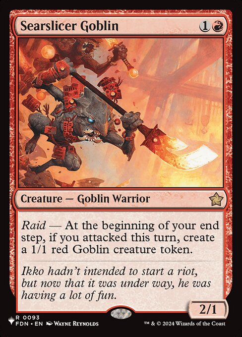 Searslicer Goblin from The List