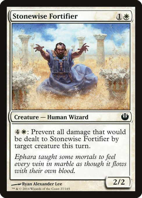 Stonewise Fortifier highlighted card art