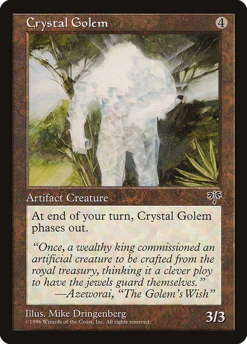 Crystal Golem highlighted card art