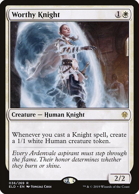 Worthy Knight from Throne of Eldraine