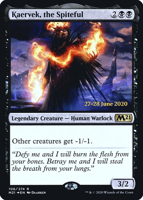 Kaervek, the Spiteful from Core Set 2021 Promos