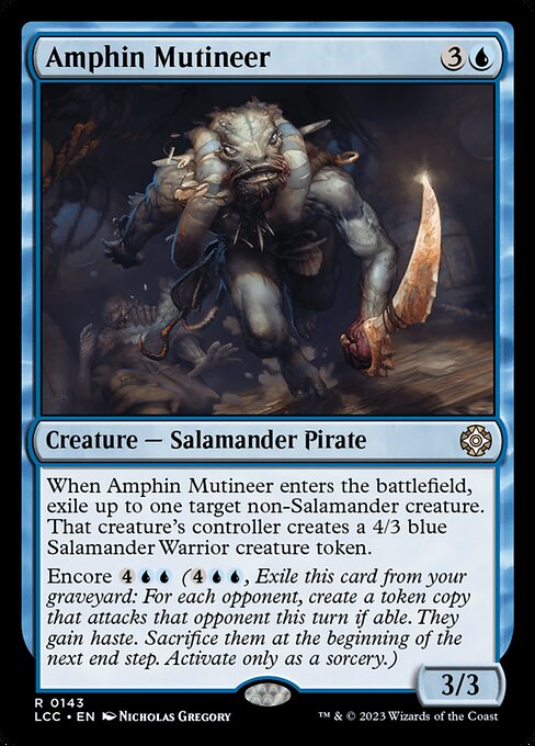 Amphin Mutineer from The Lost Caverns of Ixalan Commander
