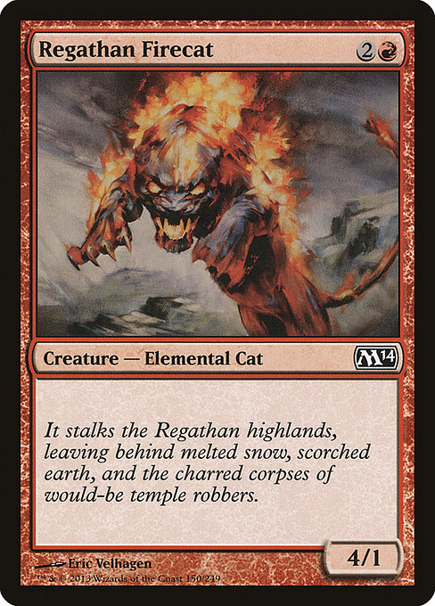 Regathan Firecat from Magic 2014