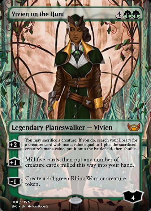 Vivien on the Hunt highlighted card art