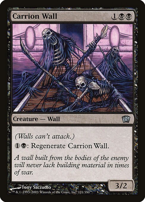 Carrion Wall highlighted card art