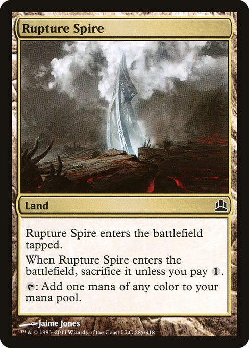 Rupture Spire from Commander 2011