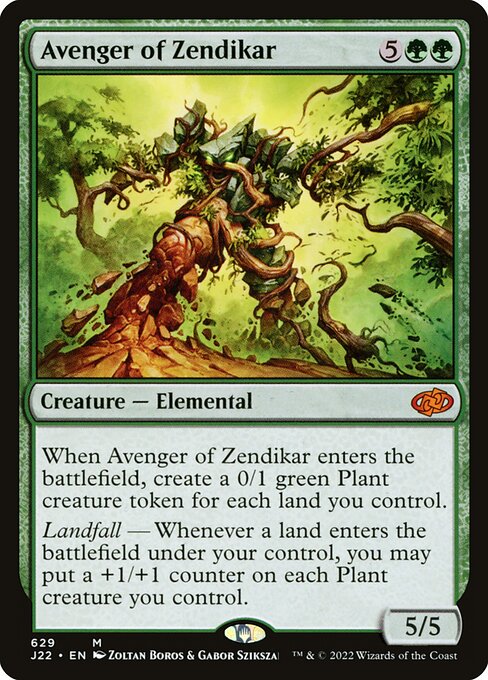 Avenger of Zendikar from Jumpstart 2022