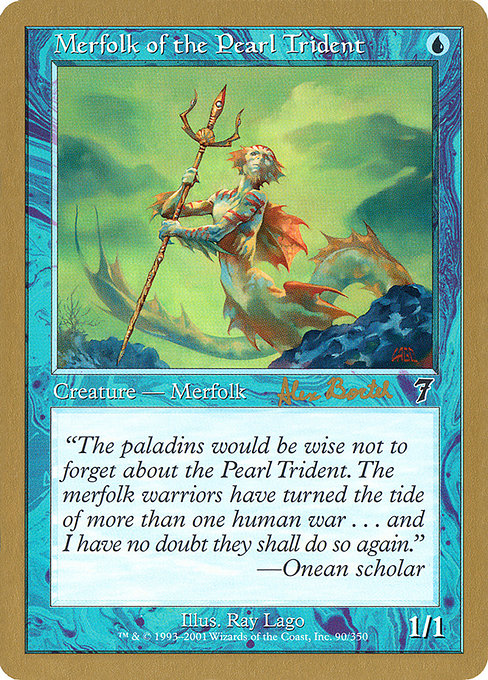 Merfolk of the Pearl Trident from World Championship Decks 2001