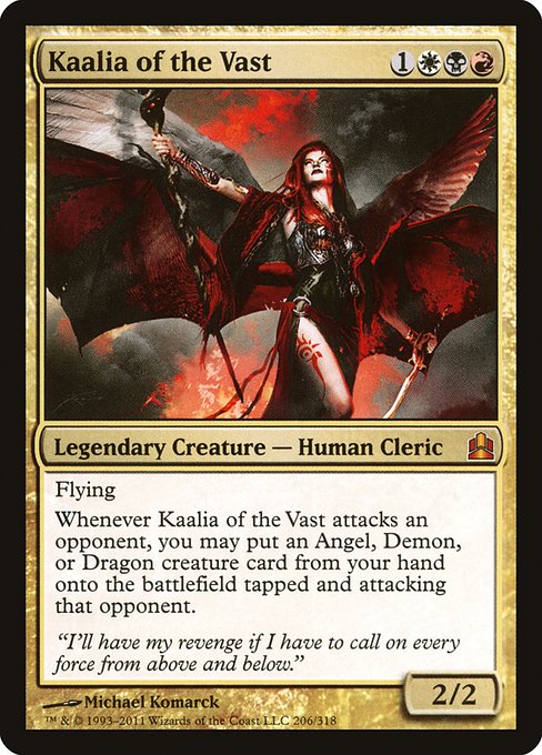 Kaalia of the Vast from Commander 2011