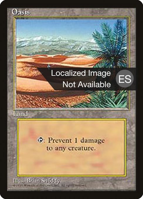 Oasis from Fourth Edition Foreign Black Border