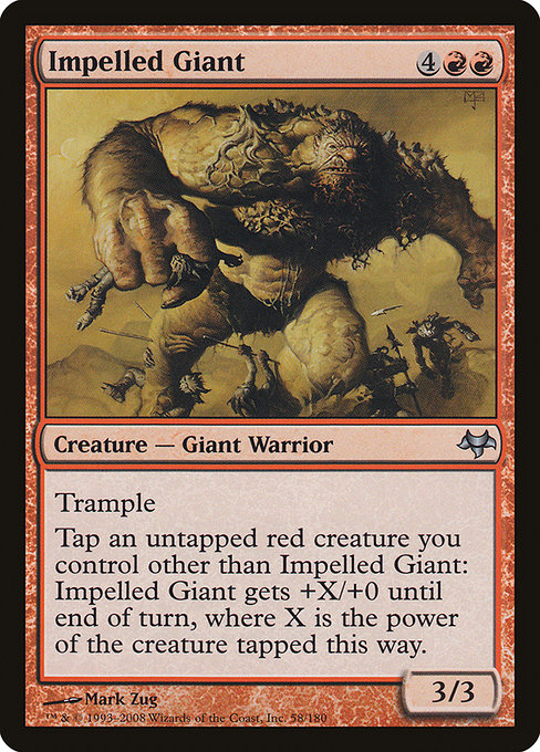 Impelled Giant highlighted card art