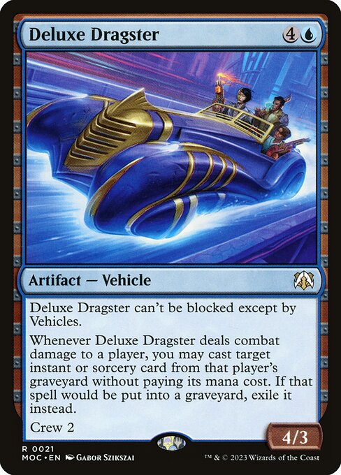Deluxe Dragster highlighted card art
