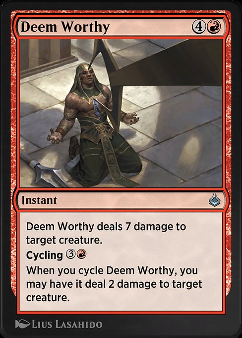 Deem Worthy from Amonkhet Remastered