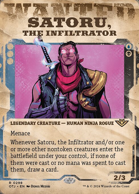 Satoru, the Infiltrator from Outlaws of Thunder Junction