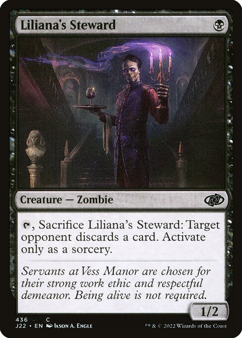 Liliana's Steward highlighted card art