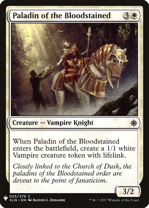 Paladin of the Bloodstained from The List