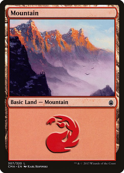 Mountain from Commander Anthology