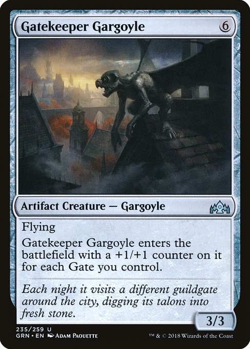 Gatekeeper Gargoyle highlighted card art
