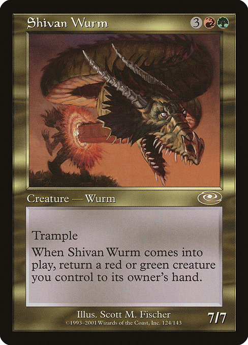 Shivan Wurm from Planeshift