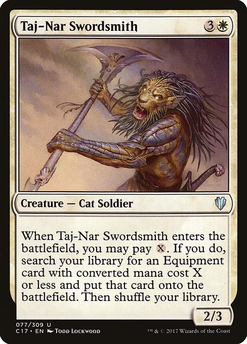 Taj-Nar Swordsmith highlighted card art