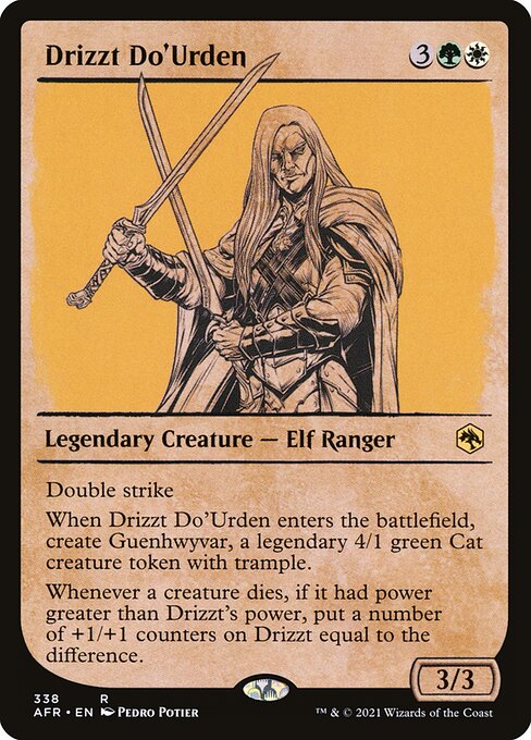 Drizzt Do'Urden from Adventures in the Forgotten Realms